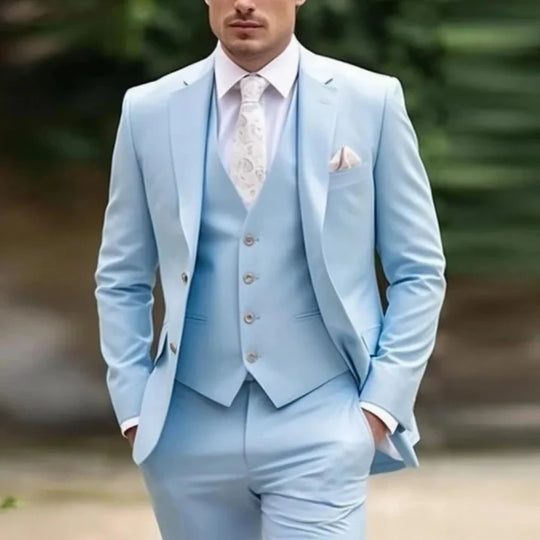 Herren Dreiteiliger Anzug Modern Fit | Elegantes Set Für Events