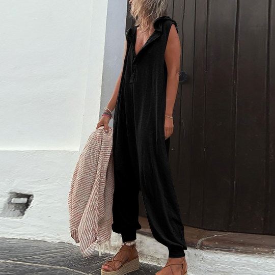 Boho Sommer Overall - Lässig Und Stilvoll Mit Sommerlichem Druck