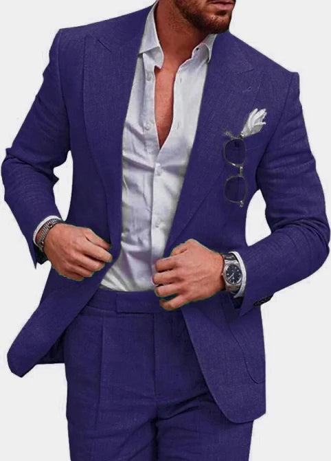 Herren Anzug 2-teilig Slim Fit | Hochzeitsgäste Festliche Kleidung