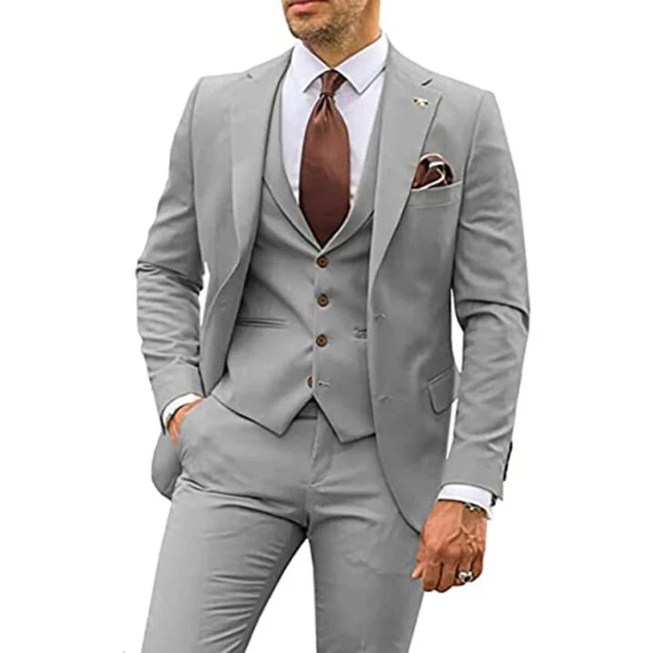 Herren Anzug Dreiteilig Slim Fit | Modern & Festlich