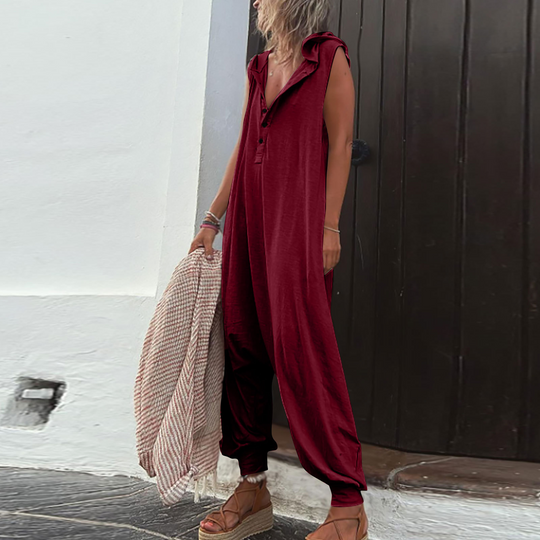 Boho Sommer Overall - Lässig Und Stilvoll Mit Sommerlichem Druck