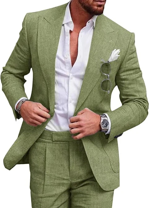 Herren Anzug 2-teilig Slim Fit | Hochzeitsgäste Festliche Kleidung