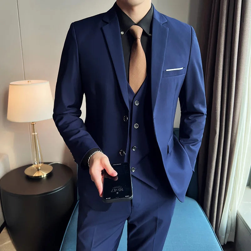 Herren Anzug 3-teilig Slim Fit | Passend Für Hochzeitsgäste