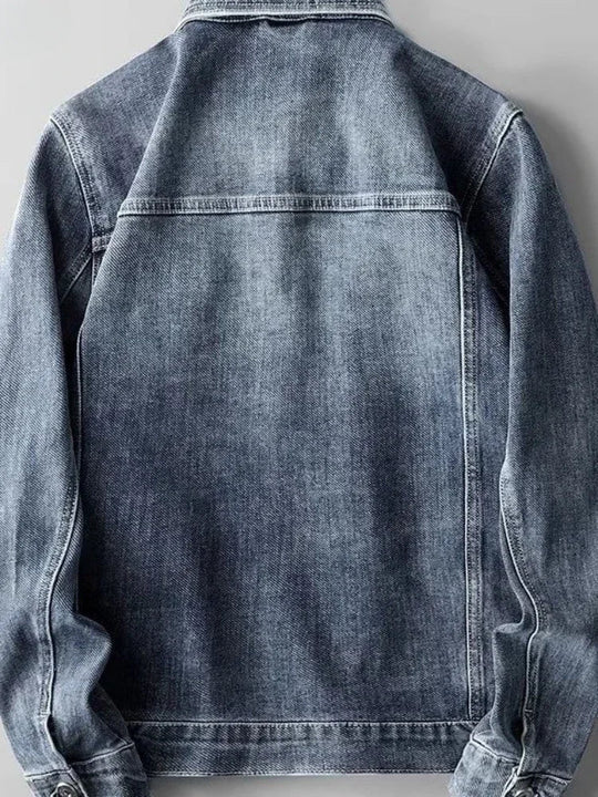 Hans - Denim Jeansjacke Mit Knöpfen