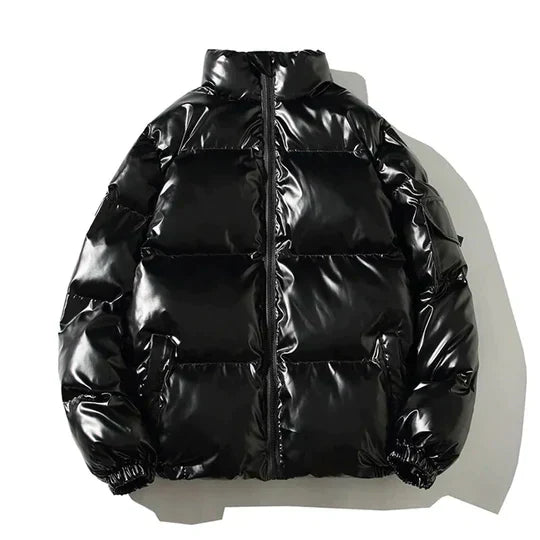 Winterjacke Herren | Kurzer Stil mit Kapuze Reißverschluss und Fronttaschen