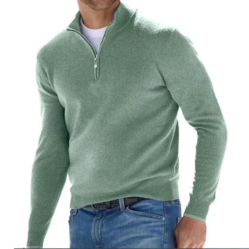 Ralph - Modischer Herrenpullover mit Reißverschluss (italienisches Design)