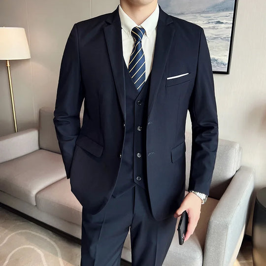 Herren Anzug 3-teilig Slim Fit | Passend Für Hochzeitsgäste