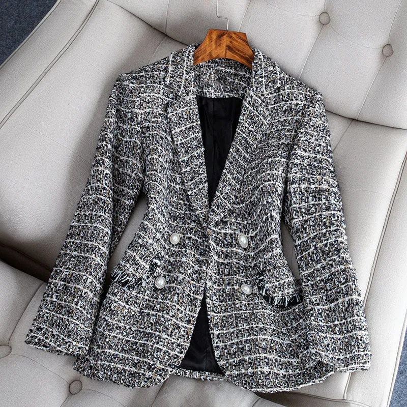 Paloma - Karierter Blazer für Frauen