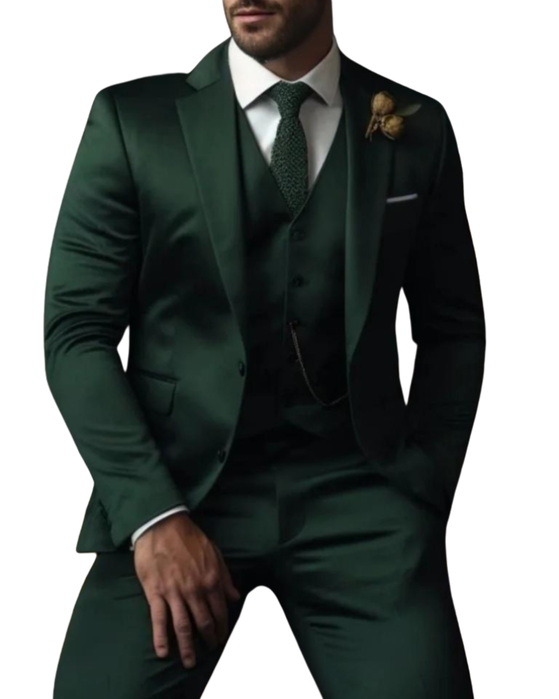 Herren anzug 3-teilig slim fit | Hochzeitsgäste Festlicher Stil mit 5 Knopf Weste