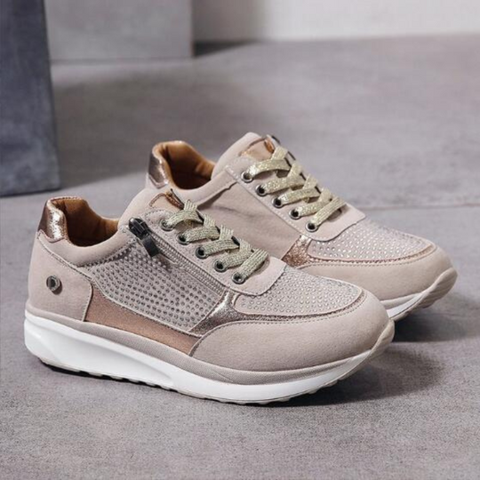 Damen Bequeme Sneaker mit Reißverschluss | Stilvoll und Praktisch