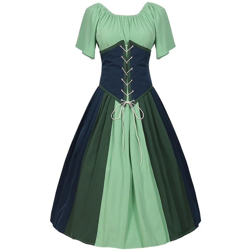 Damen Trachten Dirndlkleid mit Puffärmeln | Midi