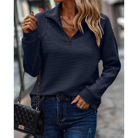 Emma - Eleganter V-Ausschnitt Pullover Für Damen