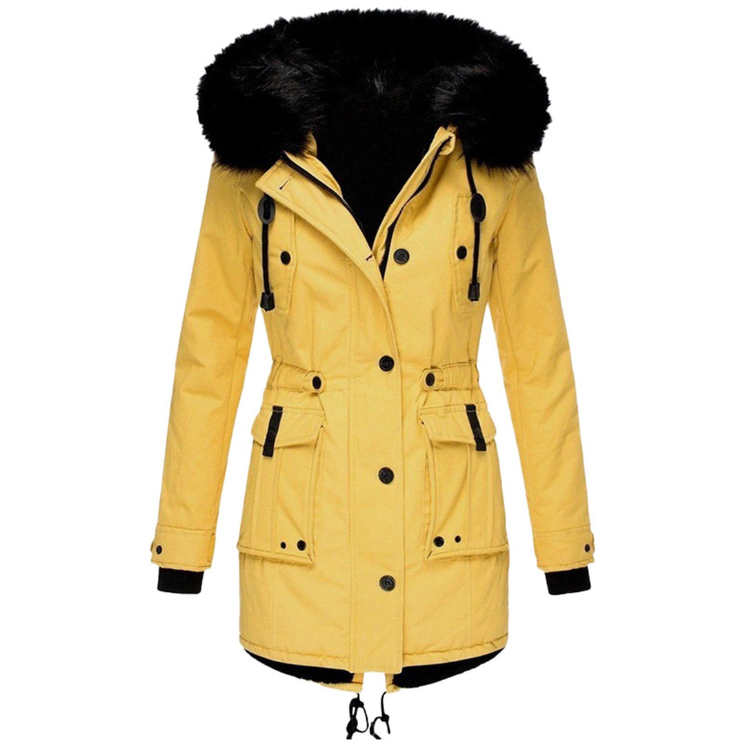 Winterjacke Damen Kapuze | Mit Taschen