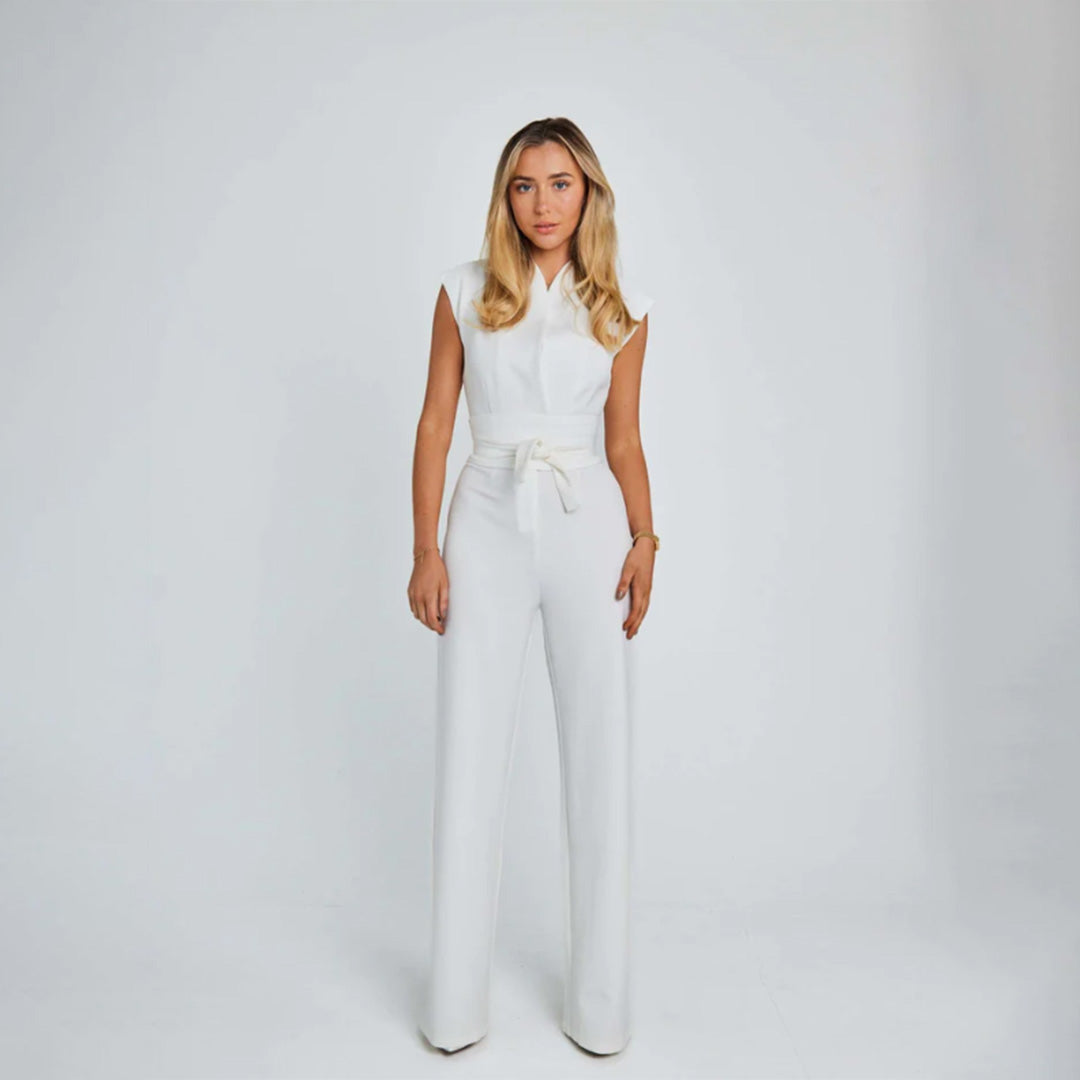 Eleganter Jumpsuit Mit Weiten Beinen