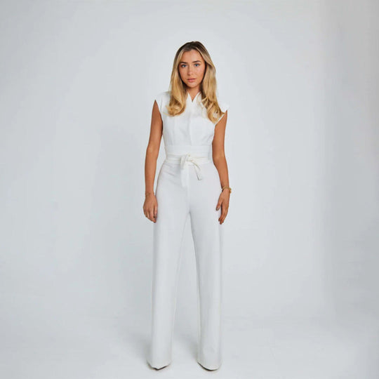 Eleganter Jumpsuit mit weiten Beinen