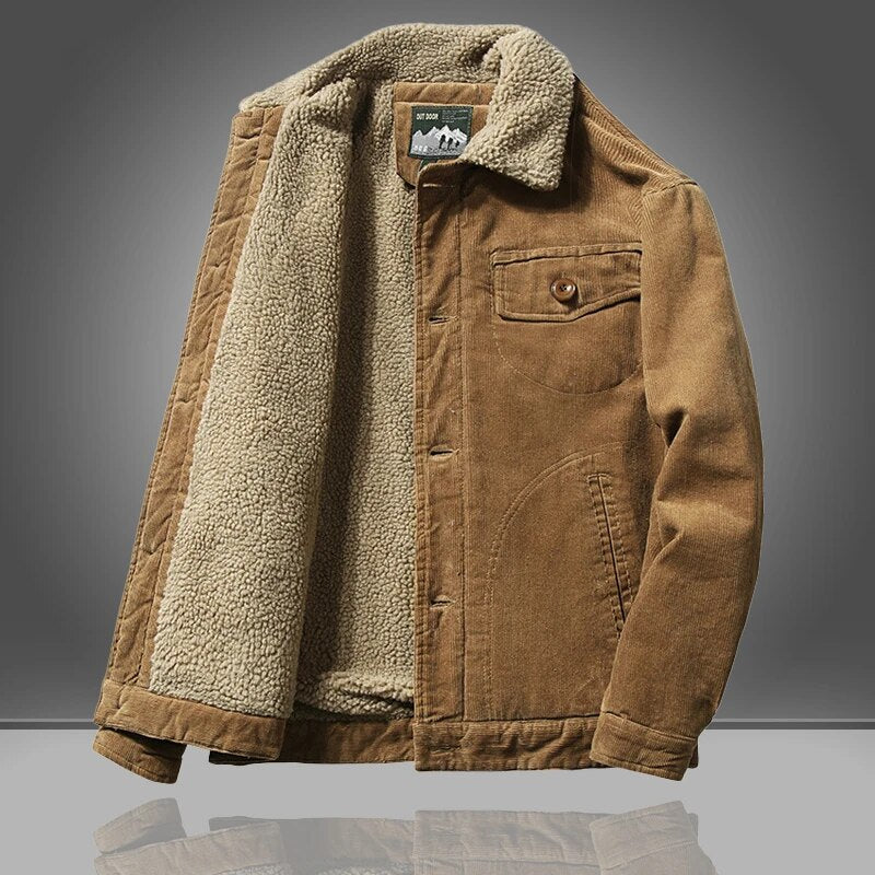Winterjacke Herren | Kurzer Schnitt mit Kragen und Innenfutter
