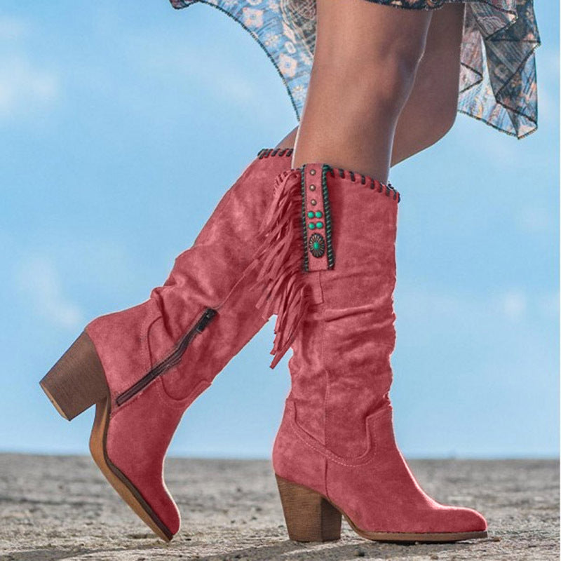 Victoria - Trendige Cowboystiefel Für Damen