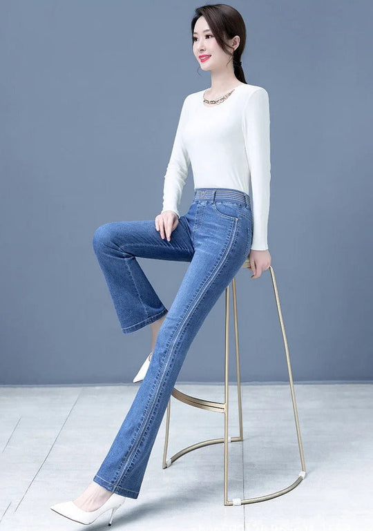 Jeans mit hoher Taille