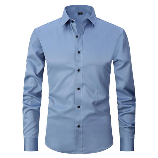 Hemd Herren Slim Fit | Mit Knopfleiste