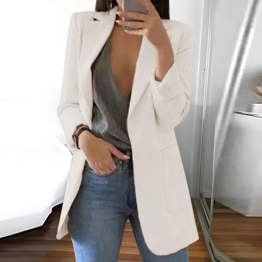 Damen Langer Blazer | Figurbetonter Schnitt