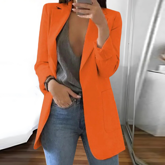 Damen Langer Blazer | Figurbetonter Schnitt