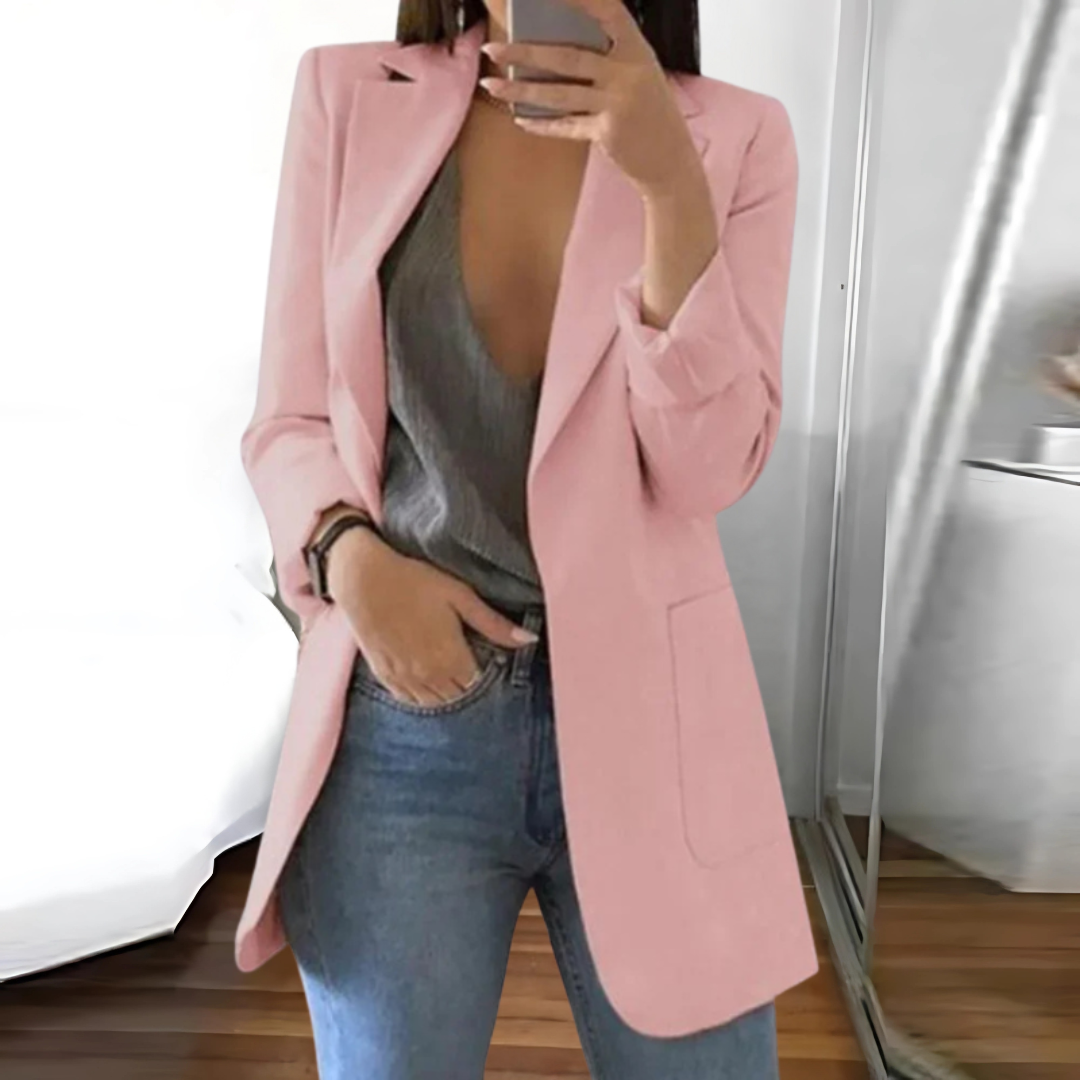 Damen Langer Blazer | Figurbetonter Schnitt