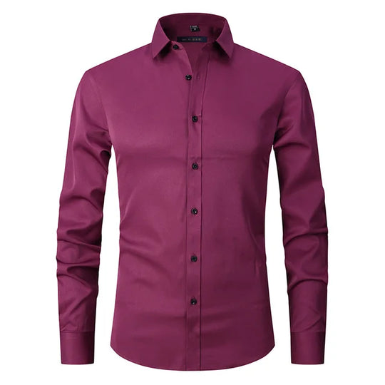 Hemd Herren Slim Fit | Mit Knopfleiste