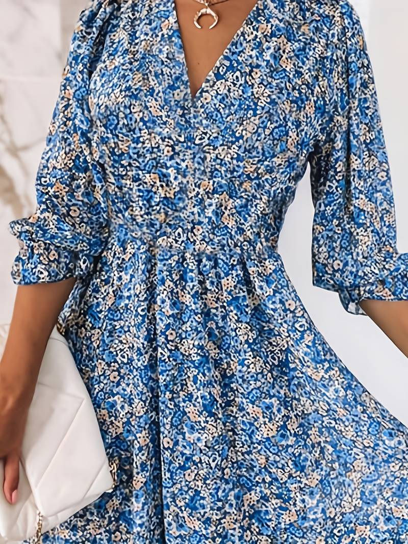 Eve – Boho-Kleid Mit Puffärmeln