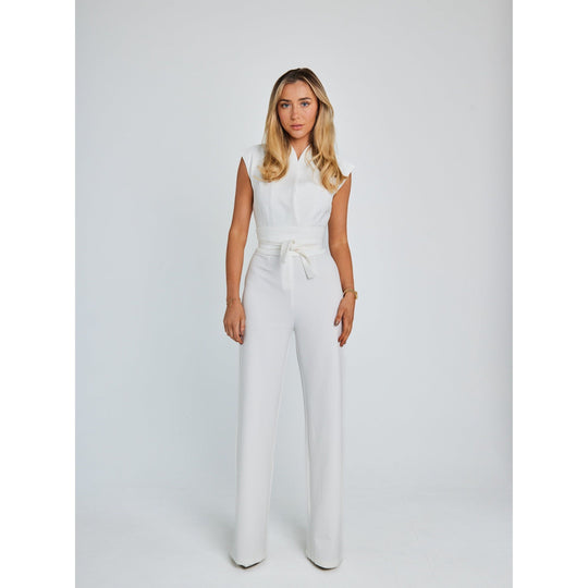 Jacqueline - Jumpsuit Mit Eleganten Weiten Beinen