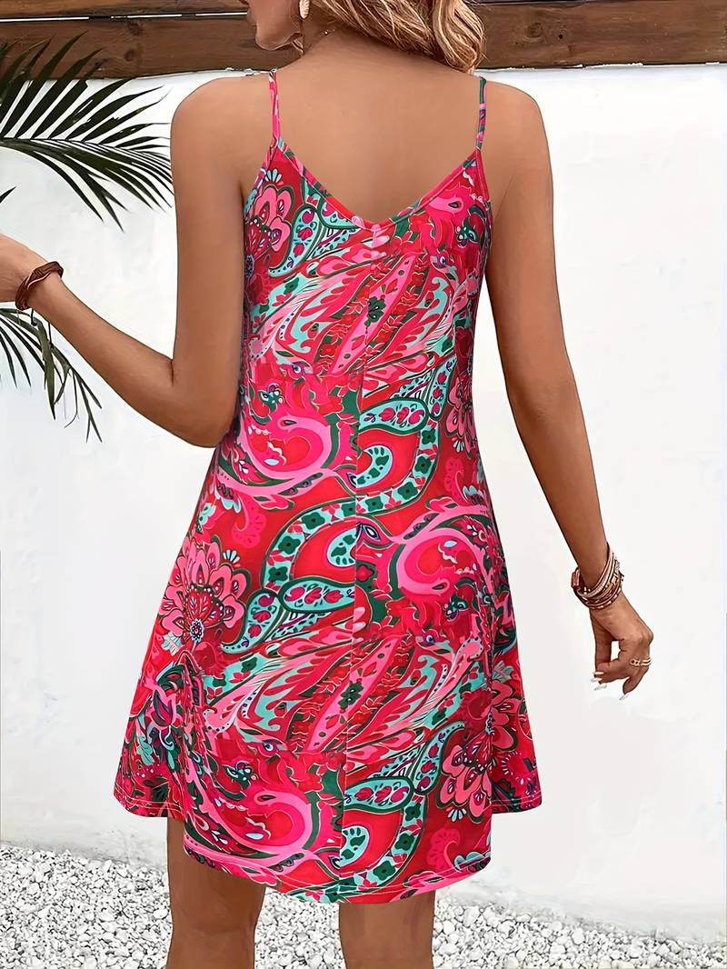 Stella - Ärmelloses Cami-Kleid Mit Urlaubsflair