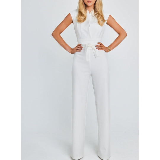 Jacqueline - Jumpsuit Mit Eleganten Weiten Beinen