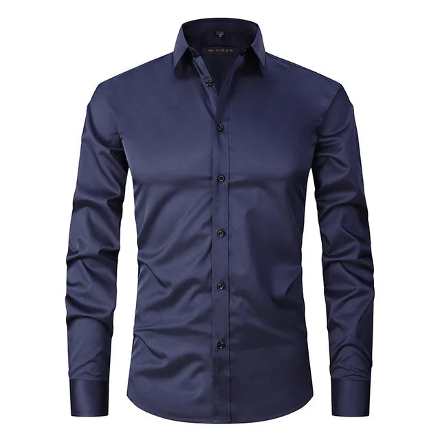 Hemd Herren Slim Fit | Mit Knopfleiste