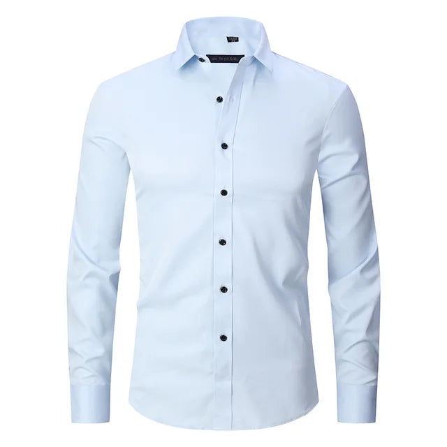 Hemd Herren Slim Fit | Mit Knopfleiste