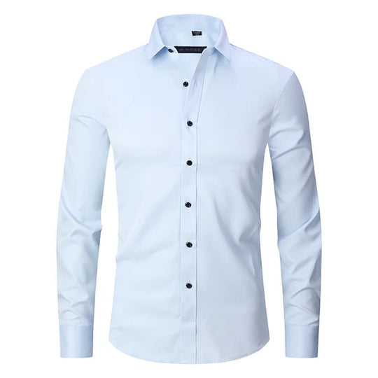 Hemd Herren Slim Fit | Mit Knopfleiste