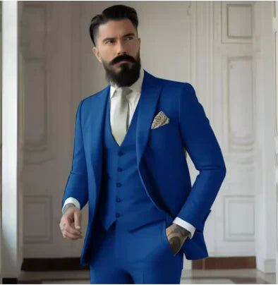 Herren Dreiteiliger Anzug Slim Fit | Modern & Festlich