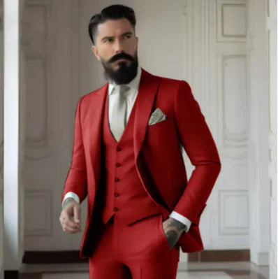 Herren Dreiteiliger Anzug Slim Fit | Modern & Festlich