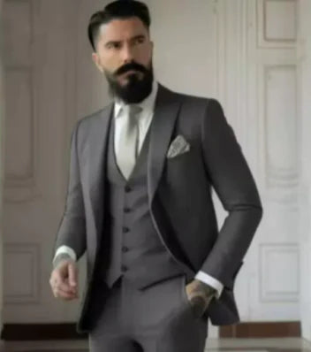 Herren Dreiteiliger Anzug Slim Fit | Modern & Festlich