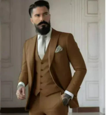 Herren Dreiteiliger Anzug Slim Fit | Modern & Festlich