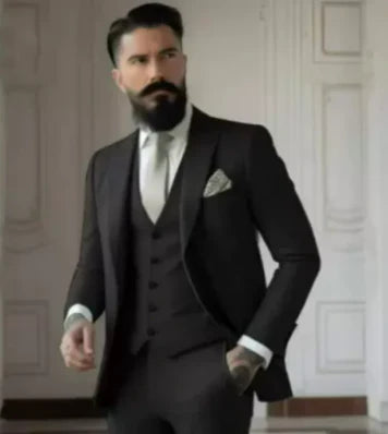 Herren Dreiteiliger Anzug Slim Fit | Modern & Festlich