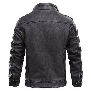 Max – Elegante Premium-Lederjacke Für Herren