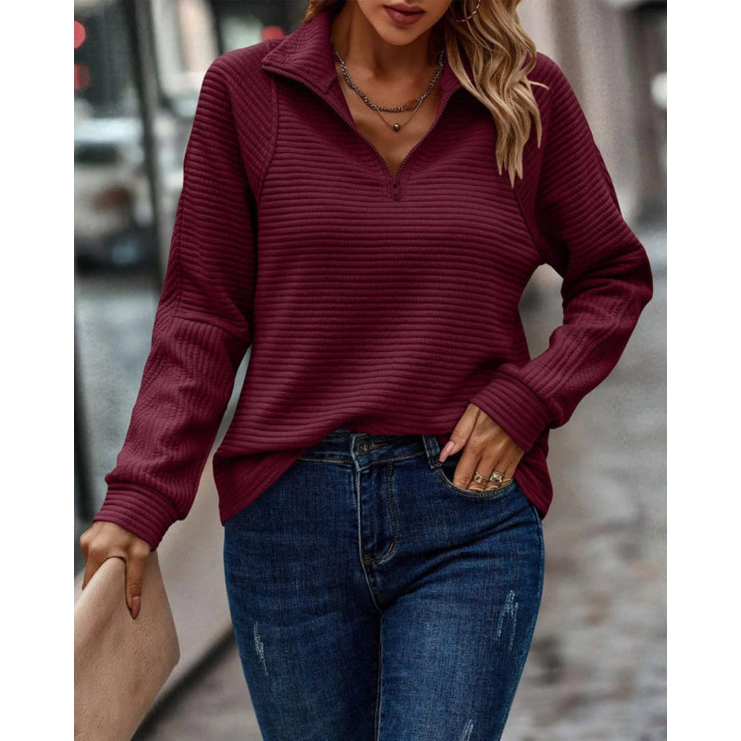 Emma - Eleganter V-Ausschnitt Pullover Für Damen