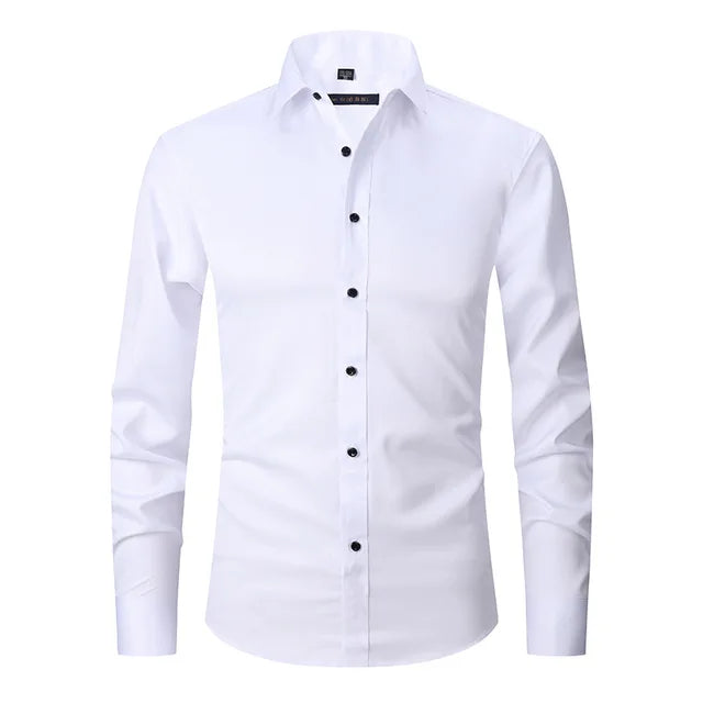 Hemd Herren Slim Fit | Mit Knopfleiste