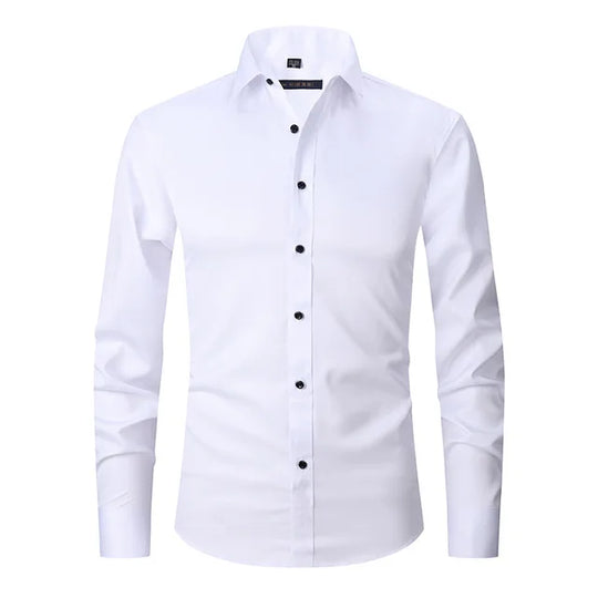 Hemd Herren Slim Fit | Mit Knopfleiste