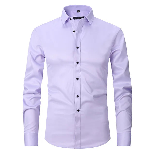 Hemd Herren Slim Fit | Mit Knopfleiste