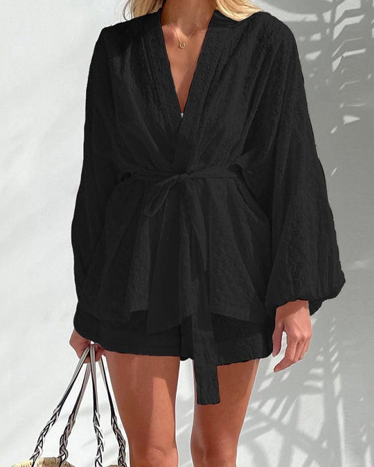 Grete - Kimono Mit Kurzer Hose