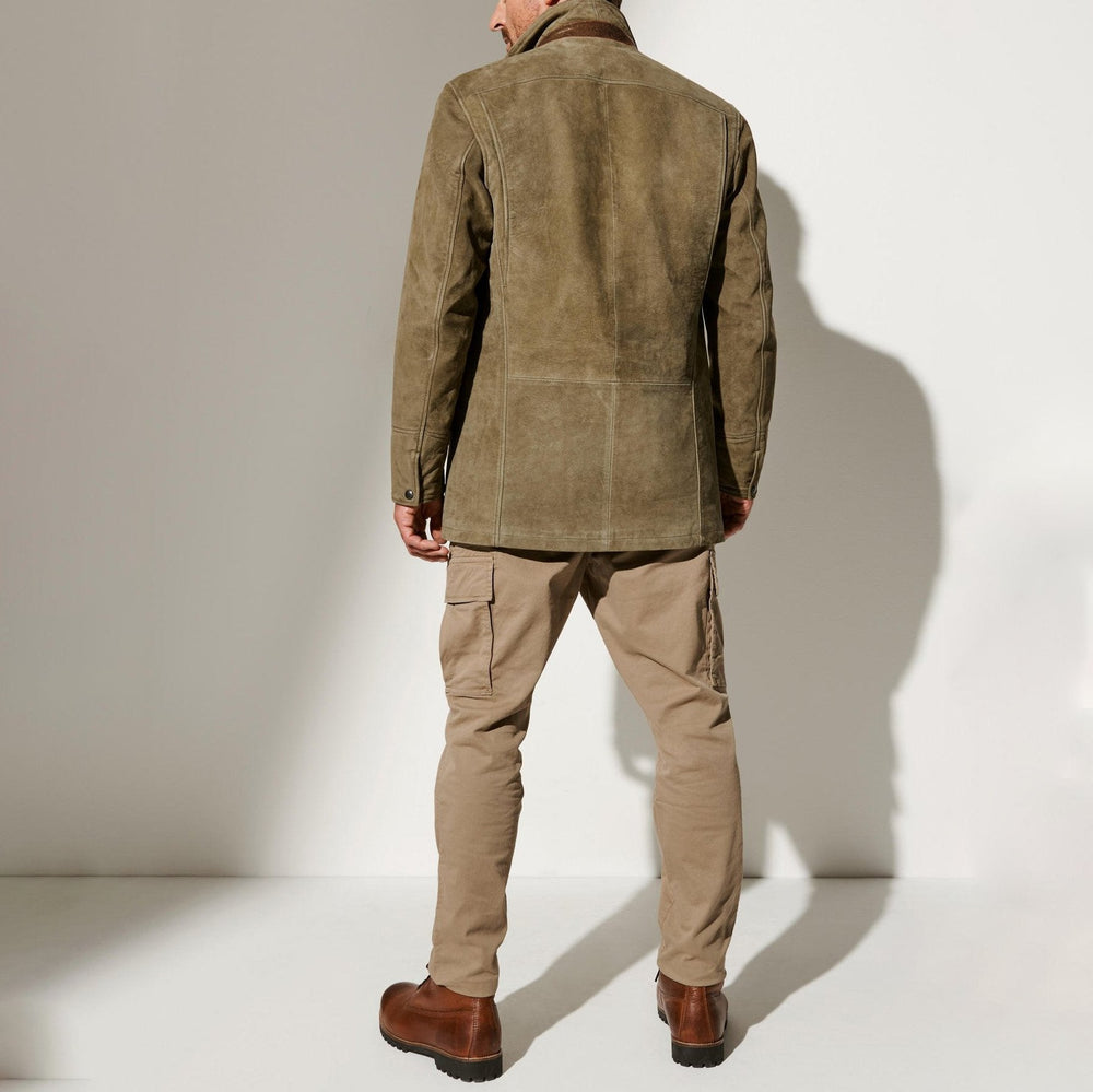 Winterjacke Herren Blazer | Gerader Schnitt mit Knopfleiste und Reverskragen