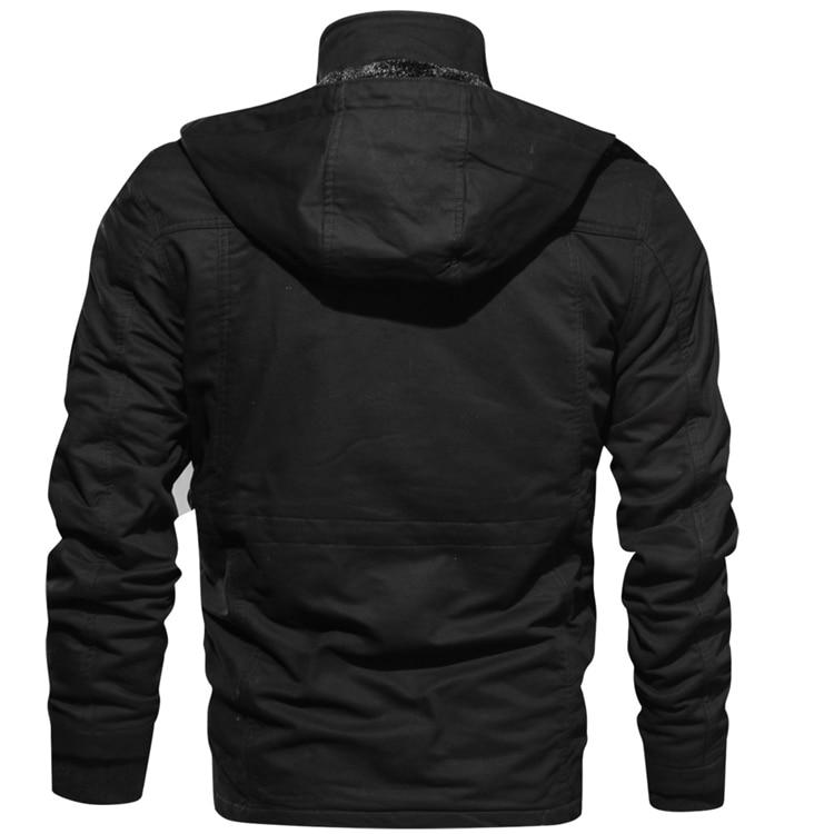Winterjacke Herren | Mit Reißverschluss und Fronttaschen