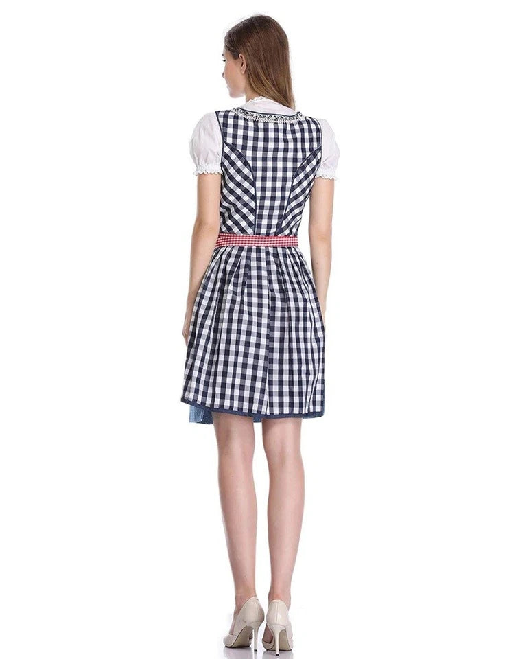 Damen-Dirndlkleid | Kariertes Muster