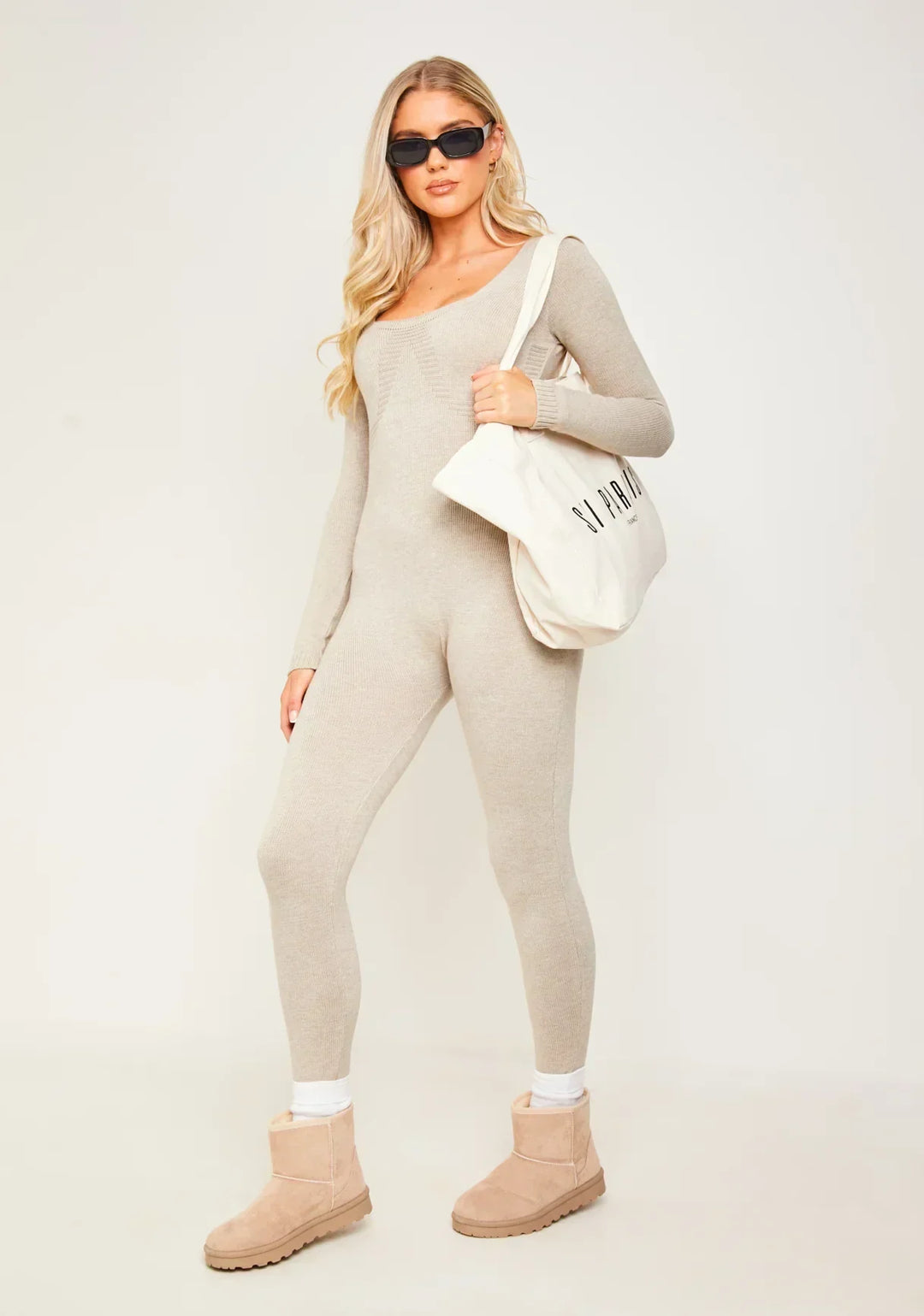 Bella - Jumpsuit Mit Langen Ärmeln