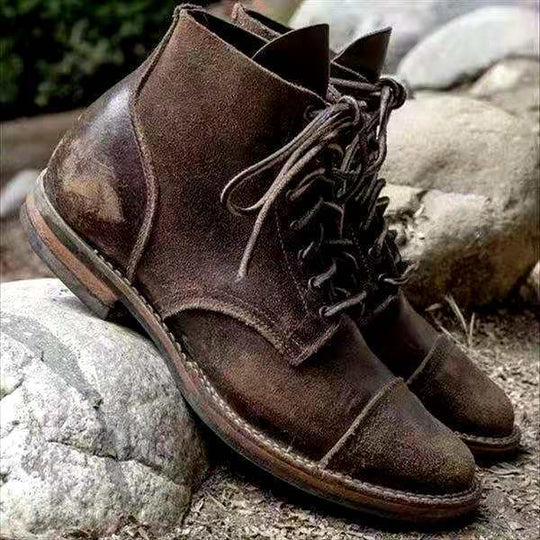 Ethan – Retro-Schnürstiefel Für Herren